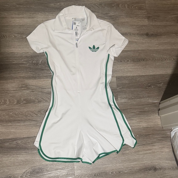 adidas Women's CLIMACOOL Tennis Bodysuit - Picture 1 of 11